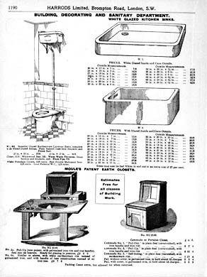 Harrods, Sanitary Ware, 1905