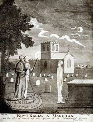 Edward Kelly and John Dee Invoking the Dead
