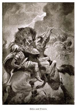 Odin and Fenris
