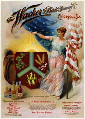 Wacker and Birk Brewing Co, 1890