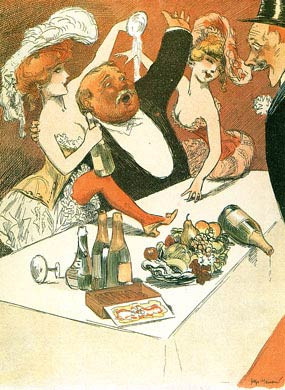 Champagne Orgy, 1904