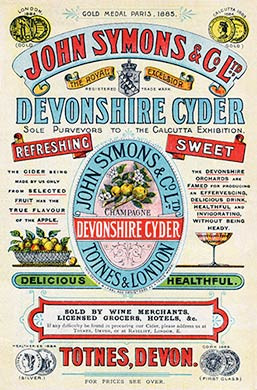 John Symons Cider, 1897