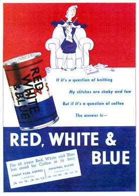 Red White and Blue Coffee