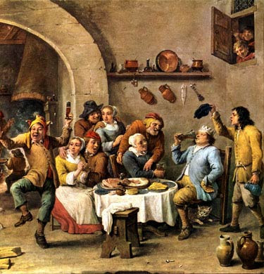 Teniers, The King Drinks