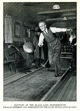 Skittles at the Black Lion