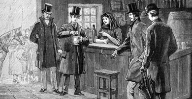 Prince of Wales drinks Poteen, 1888