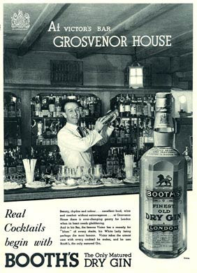 Booth's Gin, Grosvenor House