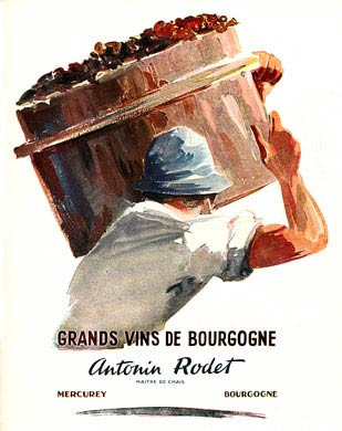 Antonin Rodet, Vins de Burgogne