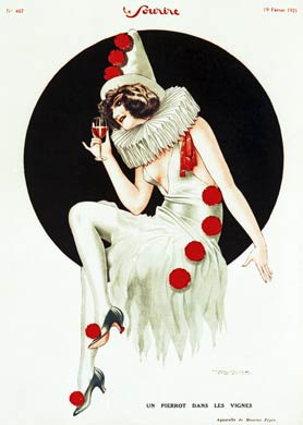 Pierrot Dans Les Vignes