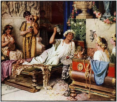 Roman Wine Drinking