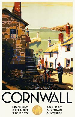 Cornwall Railway Poster
