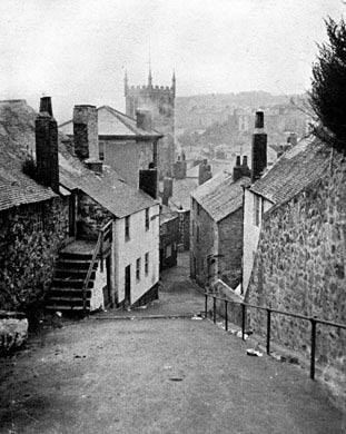 Barnoon St, St Ives, 1921