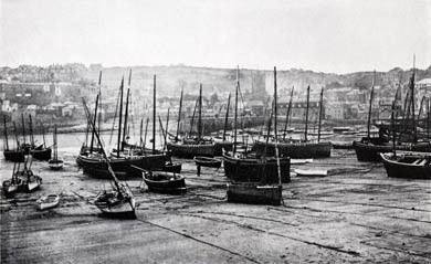 St Ives Harbour at Low Tide