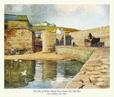 Scilly, Hugh Town From The Old Pier
