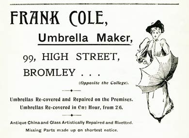 Frank Cole, Umbrella Maker