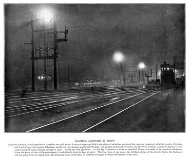 Clapham Junction Station At Night, 1901