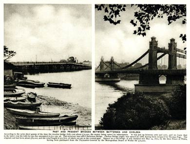Battersea and Chelsea Bridges