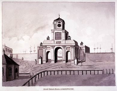 East India Docks Entrance 1810