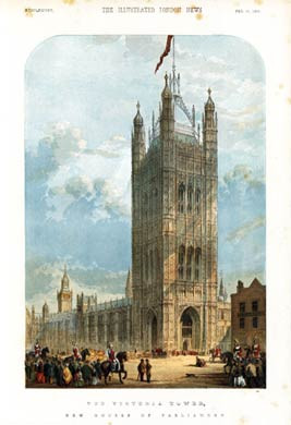 The Victoria Tower, Houses of Parliament, 1859