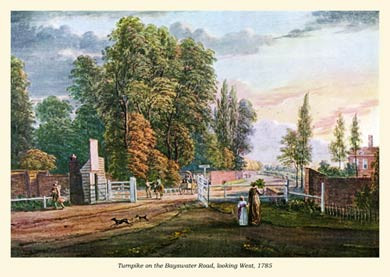 Turnpike, Bayswater, 1785