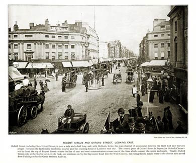 Oxford Street and Oxford Circus,