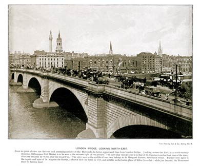 London Bridge, Looking North-East, 1897