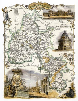 Oxfordshire Map
