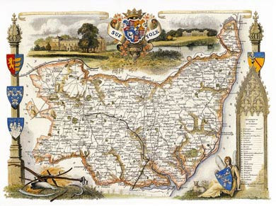Suffolk Map