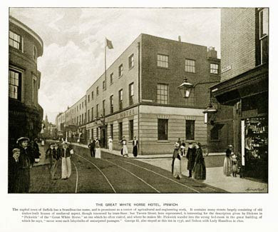 Ipswich, Great White Horse Hotel