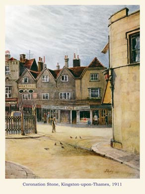 Coronation Stone, Kingston, 1911