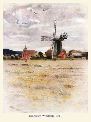 Cranleigh Windmill, 1911