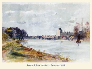 Isleworth From The Towpath, 1899