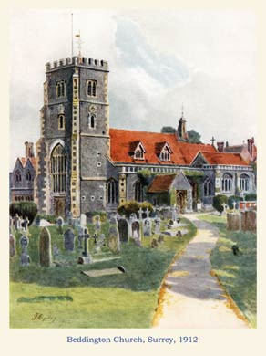 Beddington Church, 1912
