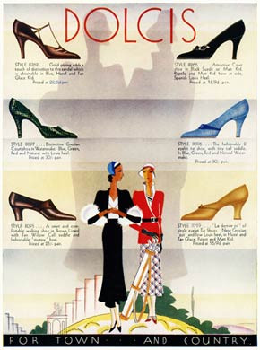 Dolcis Shoes, Town And Country, 1931
