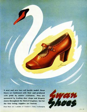 Swan Shoes, 1946