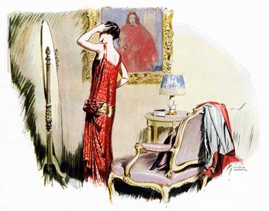 Girl In A Gossamer Gown, 1925