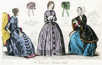 Fashions For January 1848