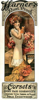 Warners Corsets, 1909