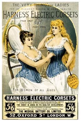 Harness Electric Corsets, 1893