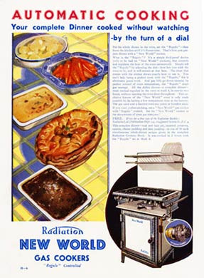 New World Gas Cookers, 1932