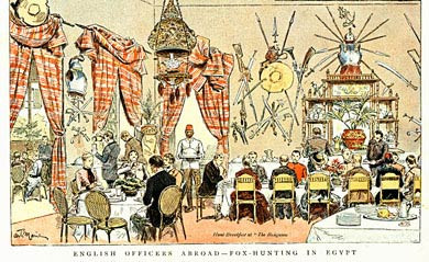 Hunt Breakfast in Egypt