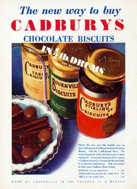 Cadbury's Biscuits, 1933