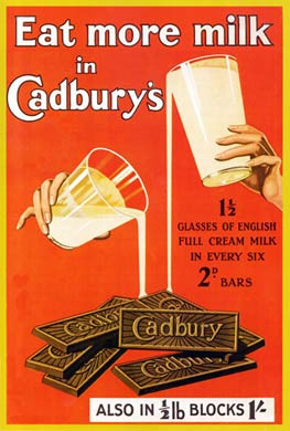 Eat More Milk In Cadburys