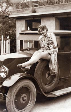 Lady On A Car