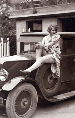 Lady On a Car