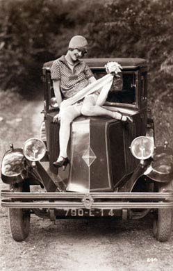 Lady On A Car