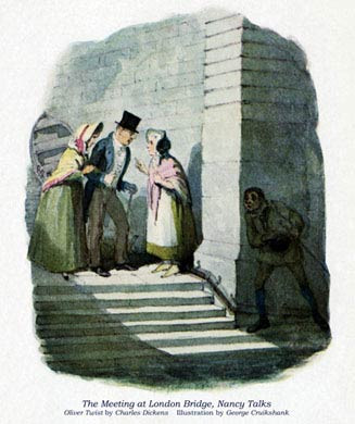 Oliver Twist, The Meeting At London Bridge