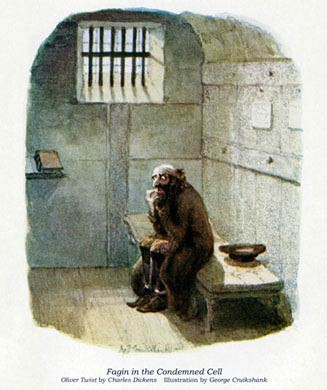 Oliver Twist, Fagin in the Condemned Cell