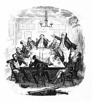 Mr Pickwick Addresses The Club