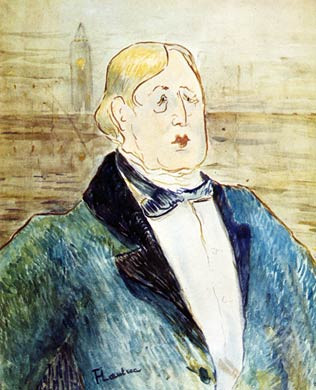 Oscar Wilde, Toulouse Lautrec, 1895
